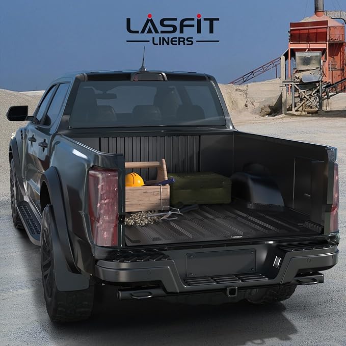 LASFIT 5.0ft Bed Mat for Ford Ranger 2023 2022 2021 2020 2019 Truck Bed TPE All - Image 8
