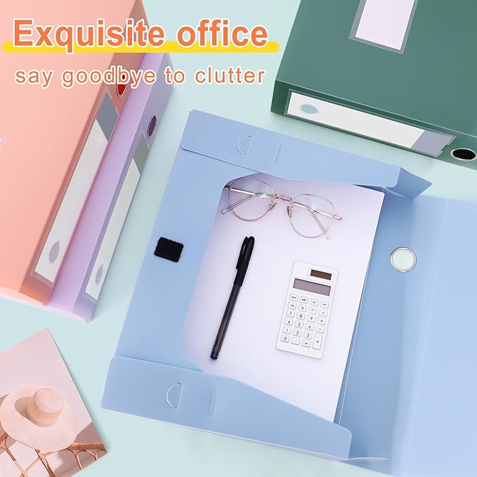 A4 Storage File Boxes Large Capacity Plastic Archives Cases - Image 6