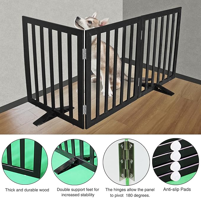 ZJSF Freestanding Indoor Dog Gate - Image 5