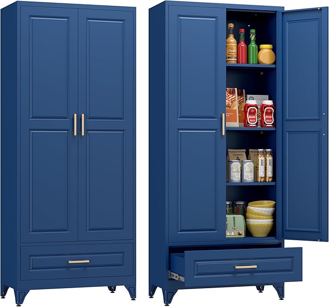 Metal Storage Cabinet, Large Cupboard by POLUP
