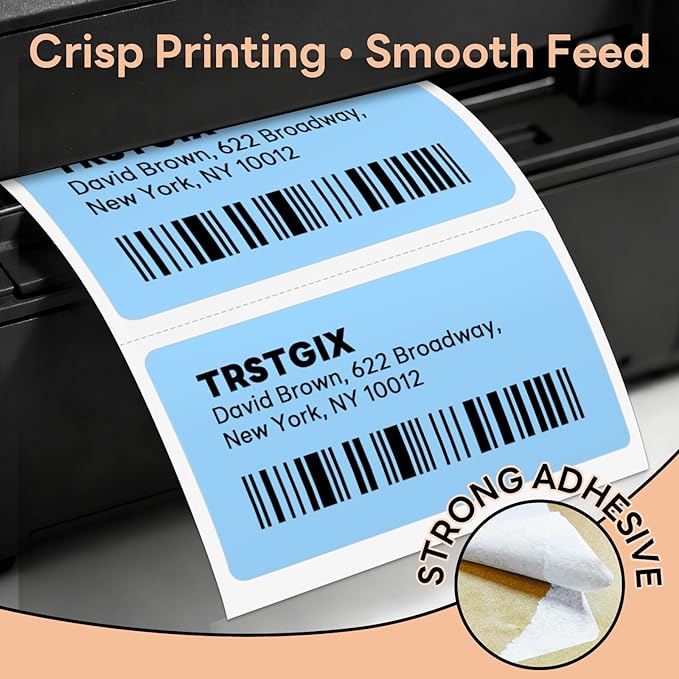 2.25" x 1.25" Direct Thermal Labels, Strong Adhesive Stickers Compatible - Image 5