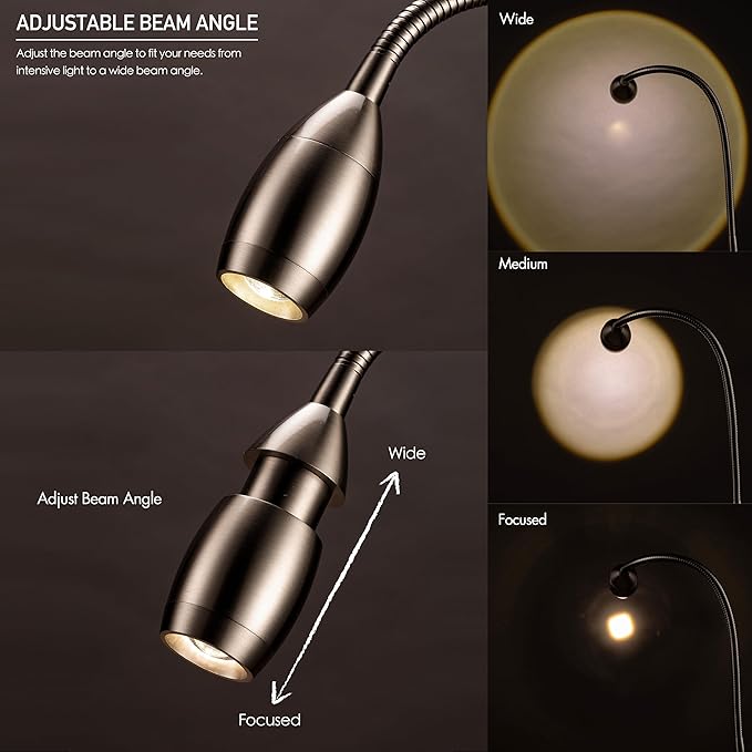 O'Bright Lumos - Versatile Clip-on Lamp: Zoomable Spotlight, Dimmable LED - Image 3