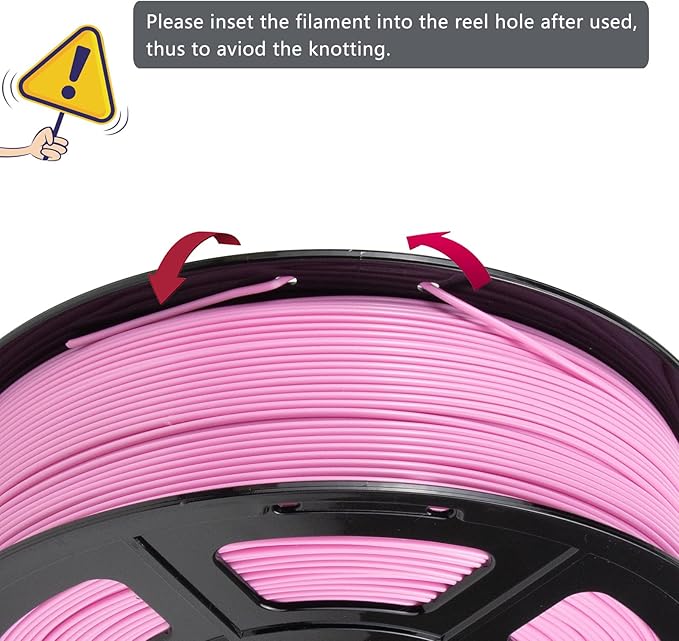 iSANMATE ASA Filament 1.75mm Pink 1KG, UV & Weather Resistant 3D Printer - Image 3