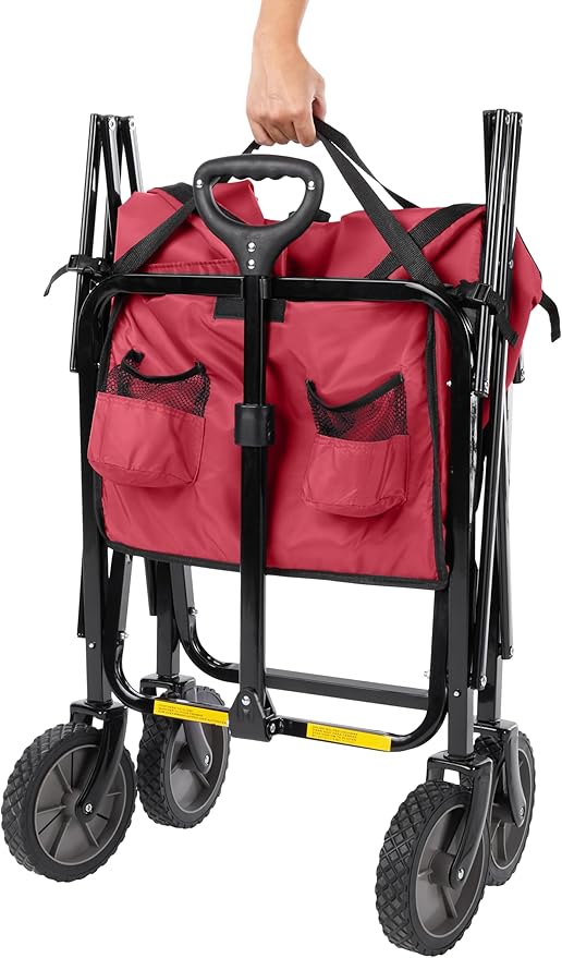 Amazon Basics Collapsible Folding Heavy Duty Utility Wagon - Image 3