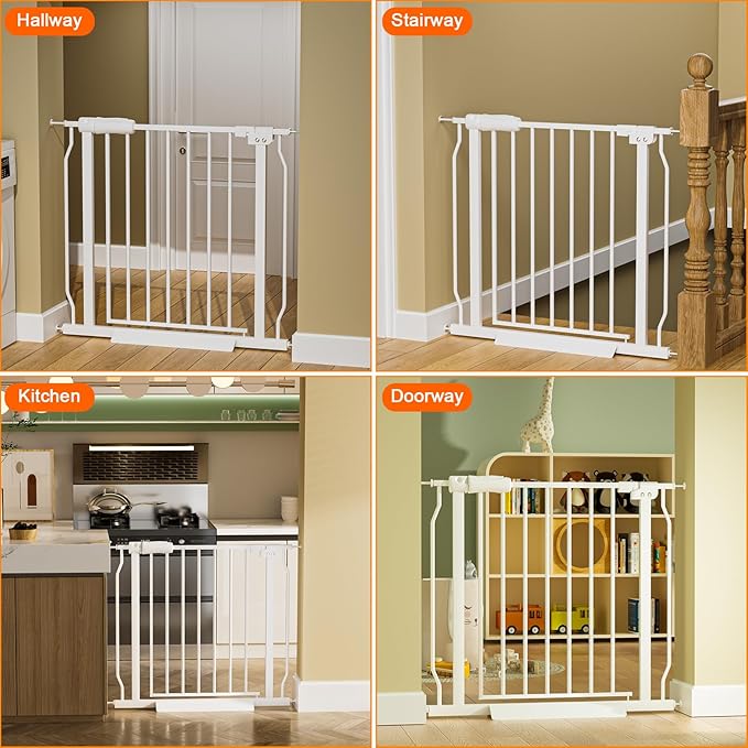 HOOEN 29-34 Inch Wide Baby Gate - Image 6