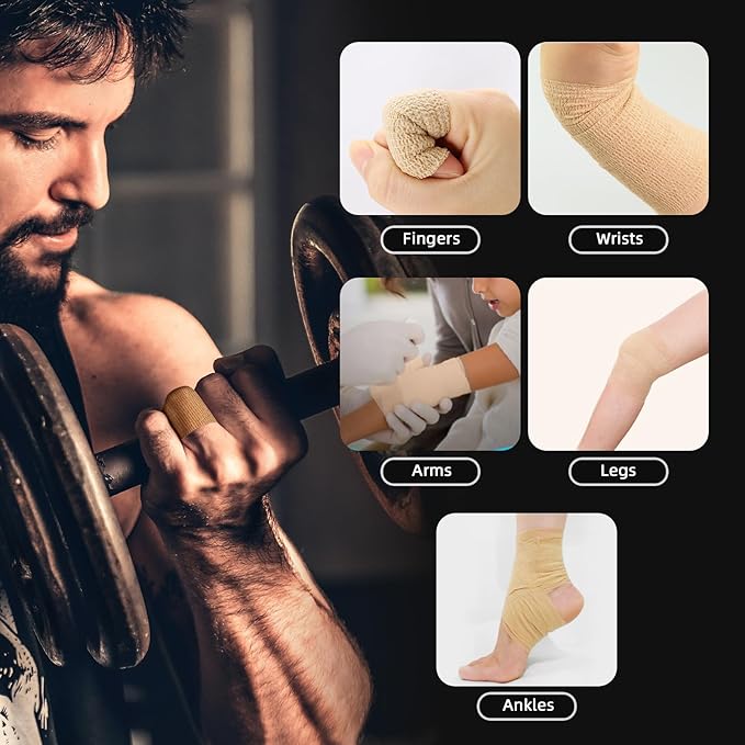 OK TAPE Self Adherent Cohesive Bandages Wrap - Image 7
