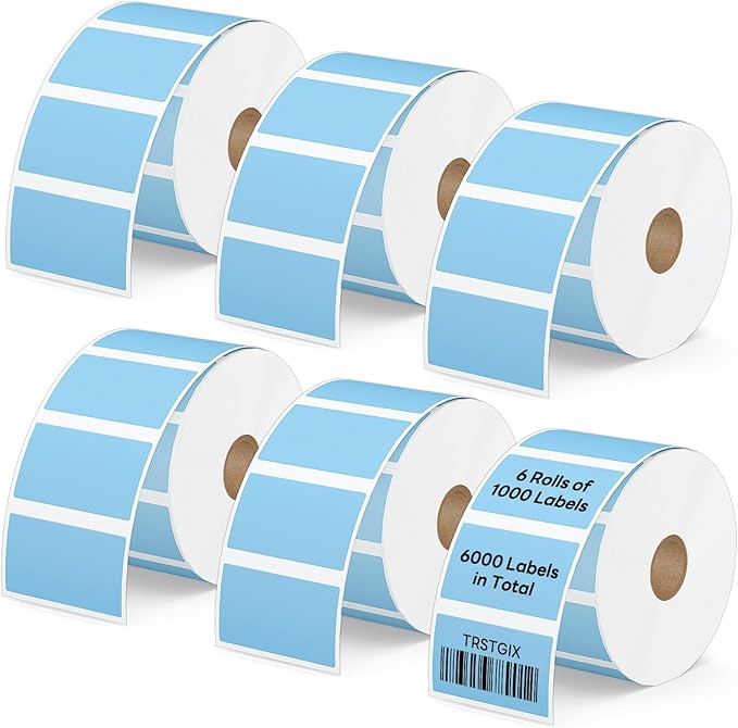 2.25" x 1.25" Direct Thermal Labels, Strong Adhesive Stickers Compatible by Unknown