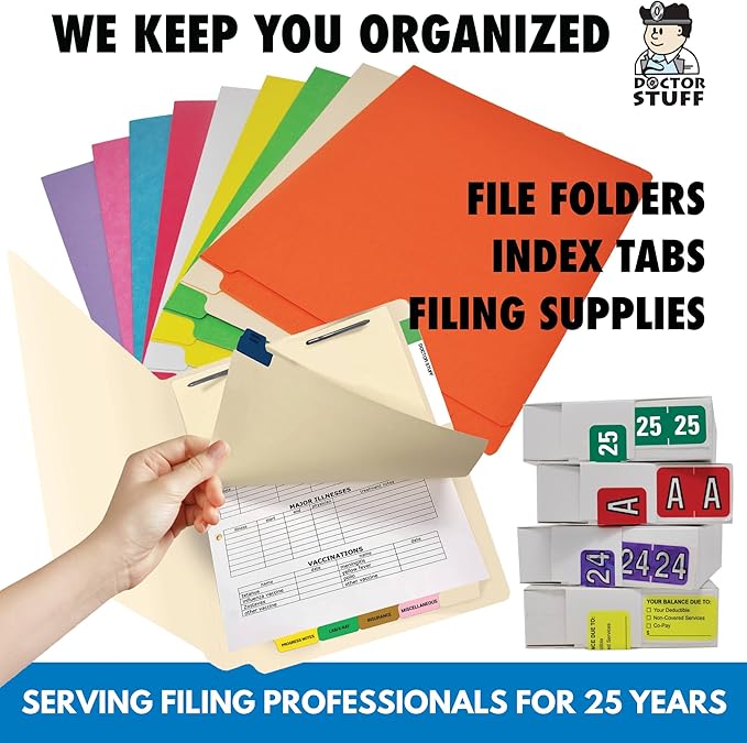 2024 Year Labels, Doctor Stuff 2024 Chart Stickers, Light Green Color Coded - Image 5