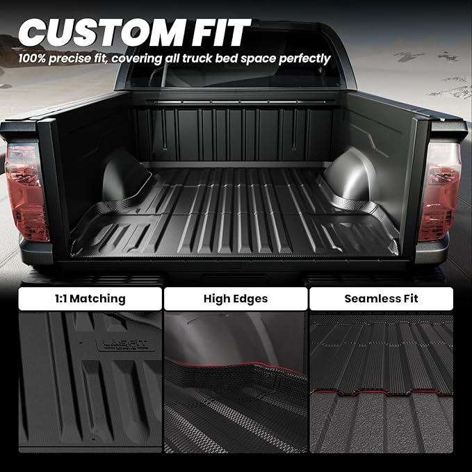 LASFIT Bed Mat & Tailgate Mat for Toyota 2007-2021 Tundra 6.5FT/6.5'Truck Bed - Image 4