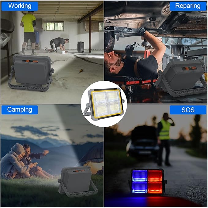 ERAY Rechargeable LED Work Light, Portable Worklight - Image 6