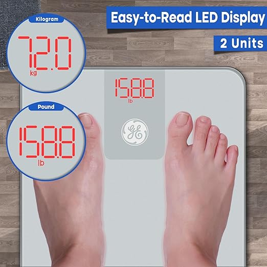 GE Digital Scale Body Weight, Smart Bluetooth Bathroom Scales - Image 2