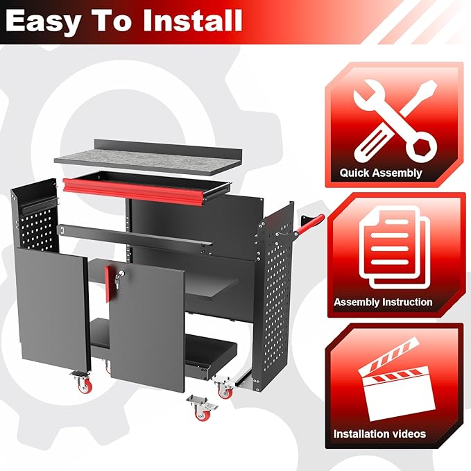 Metal Garage Storage Cabinet - Image 6