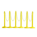 Montour Line Plastic Stanchion Yellow 2.5 Inch Diameter by Crowd+Control+Warehouse