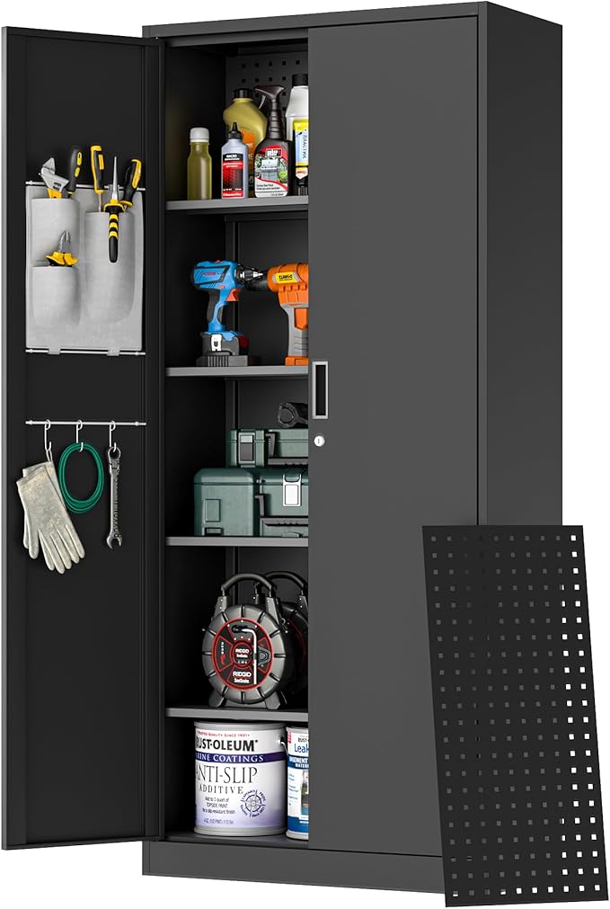 Big Metal Garage Storage Cabinet by LCAOPC