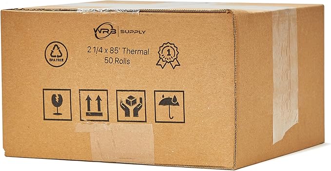 2 1/4 x 85' First Data FD130 FD50 FD400 FD55 FD100Ti Thermal Paper - Image 6