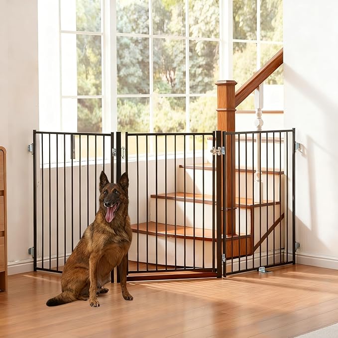 No Pawblems Free Standing Dog Gate by NoPawblems