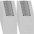 Epakh 24 Pieces Clipboard Bulks Metal Clipboard Aluminum Office Low Profile by Epakh