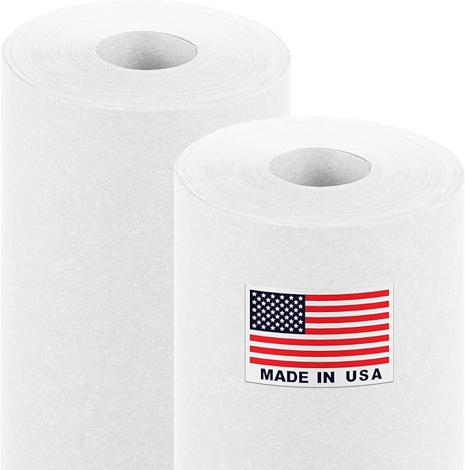 18" x 1200" White Kraft Paper Roll, 45 lbs Thickness, Made in USA Colored Kraft by Paclord