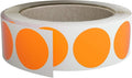 Royal Green Fluorescent Label Rolls 25mm Neon Orange Stickers Dots 1 Inch by RoyalGreen