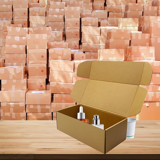 12x6x4 inches Shipping Boxes Bulk 20 Pack Brown, Corrugated Cardboard Box - Image 6