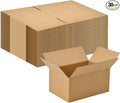 30 Pack 8x6x4 inches Small Shipping Boxes Brown Corrugated Cardboard Boxes by EZALFTIN