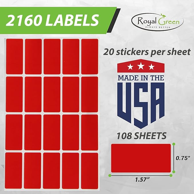 Neon Orange Small Sticker Sheets - Image 2