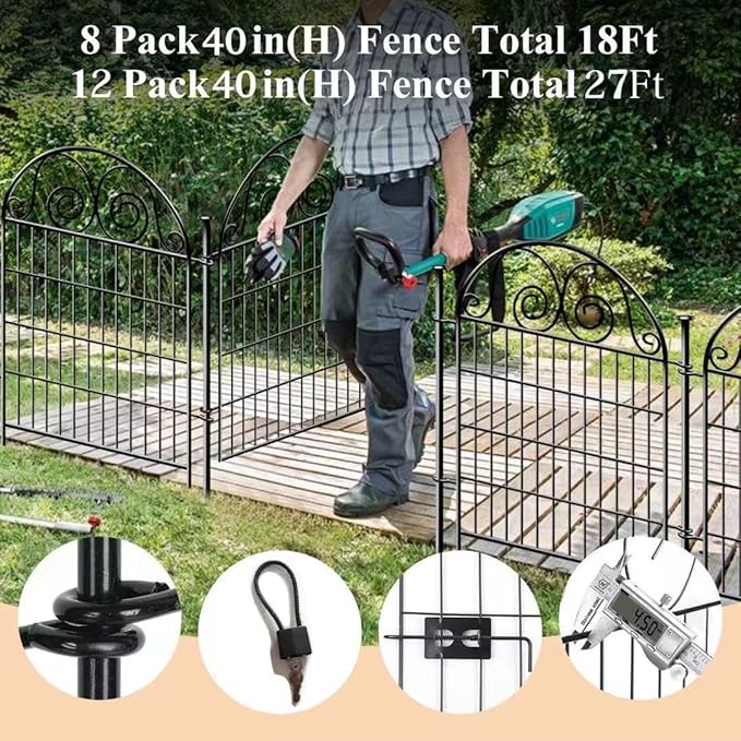 Tall Garden Animal Barrier Fence - Image 4