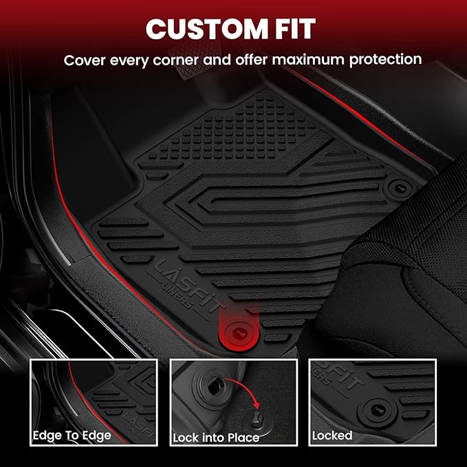 LASFIT Floor Mats & Cargo Mat for Honda HRV 2026 2025 2024 2023 Sport/LX/EX-L & - Image 3