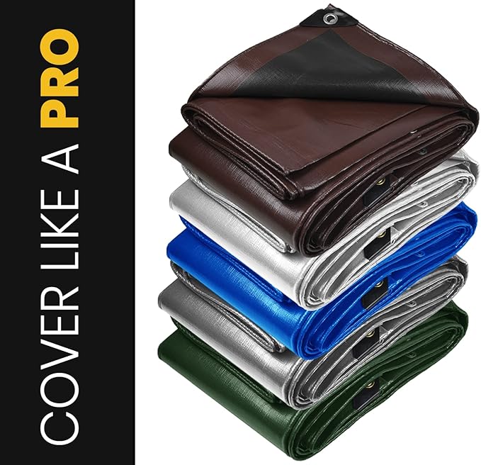 PROTARP Extra Heavy Duty 16 Mil Tarp Cover, Waterproof, UV Resistant, Rip and - Image 6