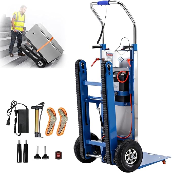 Electric Stair Climbing Dolly, 1250W Electric Stair Climbing Hand Truck by Unknown