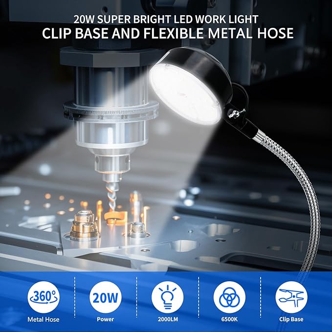 Clamp Light, LED Work Light - Image 9
