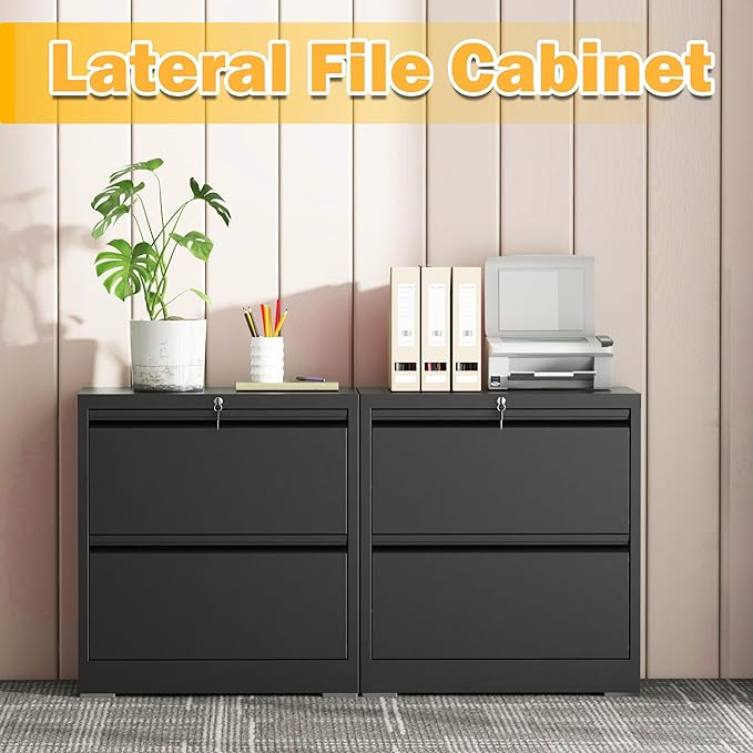 2 Drawer Lateral File Cabinet - Image 3