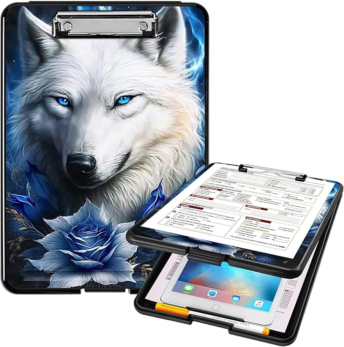 A4 Clipboards, Heavy Duty Waterproof Nursing Plastic Folder Clipboard by Unknown