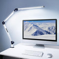 MediAcous LED Desk Lamp with Clamp, Dual Light Desk Lamp with Swing Arm by MediAcous