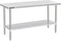 DuraSteel 30x72 Stainless Steel Prep Table by DuraSteel