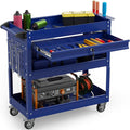 3 Tier Rolling Tool Cart on Wheels, 450 LBS Capacity Tool Cart by Pelnuies
