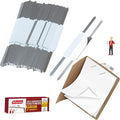 XFasten Self Adhesive Fasteners 2 Inch Capacity 500-Pack Archival-Grade Two by XFasten