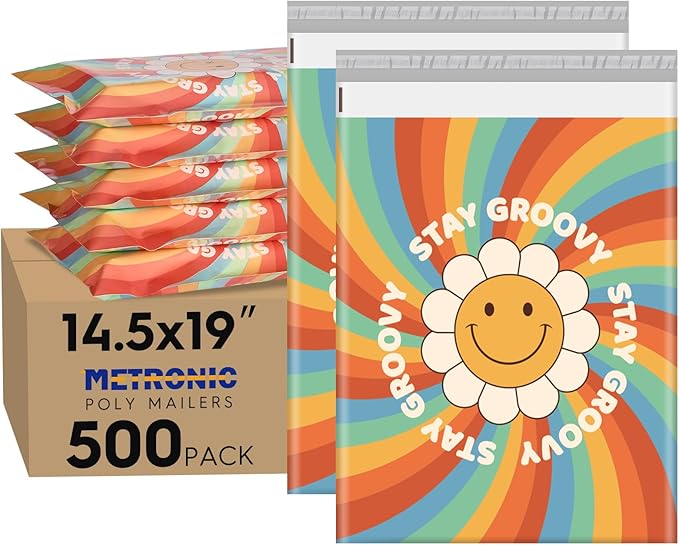 Metronic Poly Mailers 14.5x19 Inch 500pcs Shipping Bags by METRONIC