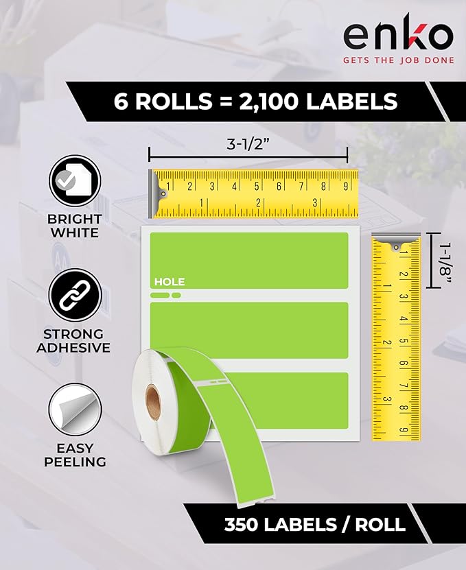 enKo Address, Shipping & Barcode Labels 30252 - Image 3