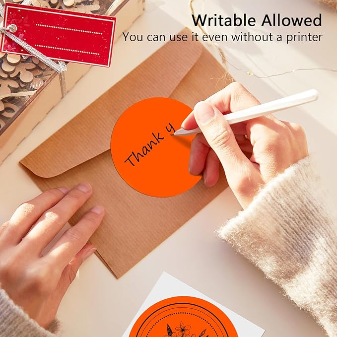 3X3 Inch Round Thermal Labels Circle Color Coding Labels Printable Waterproof - Image 5
