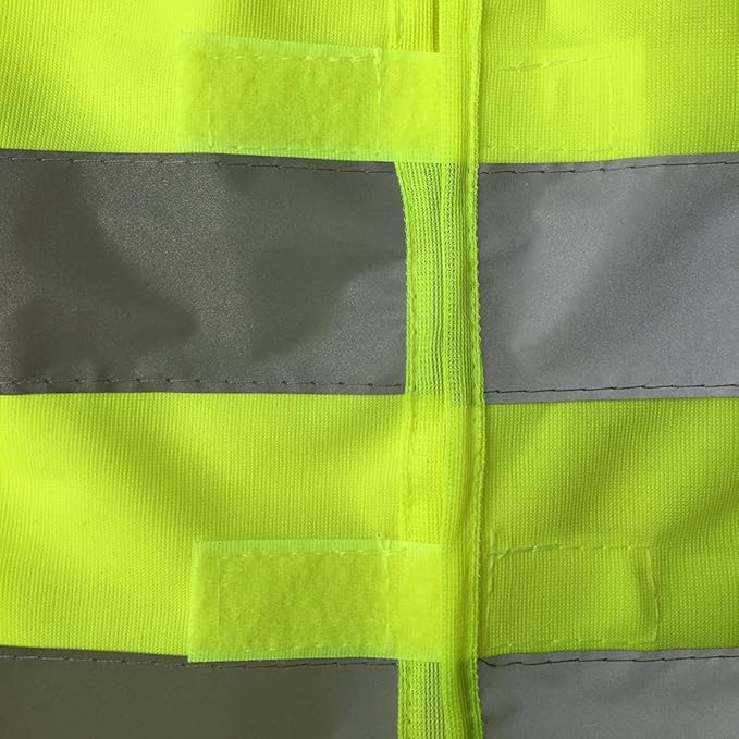 zojo High Visibility Reflective Vests, Adjustable Size, Lightweight Mesh Fabric - Image 5