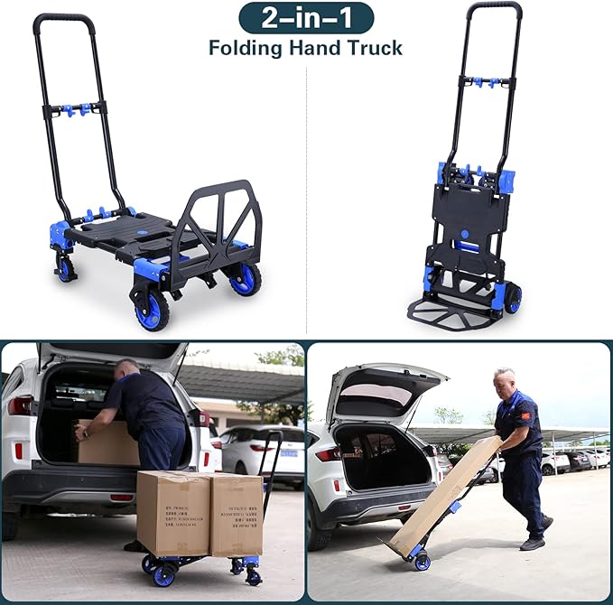 2-in-1Folding Hand Truck Dolly - Image 2