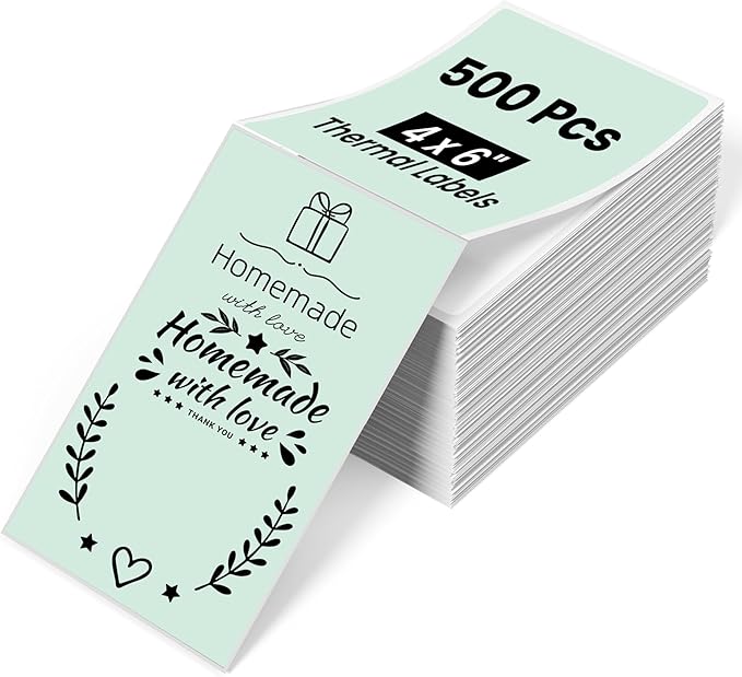 Phomemo 4x6 Thermal Labels for Shipping Label Printer by Phomemo
