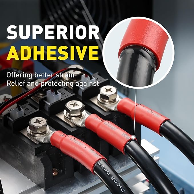 haisstronica 32 Feet 110PCS 3:1 Heat Shrink Tubing - Image 3