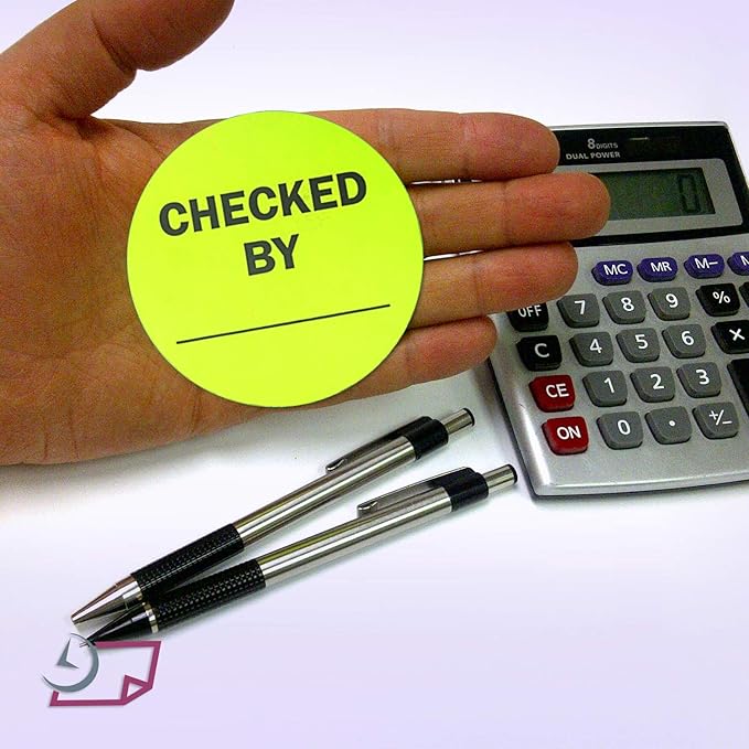NextDayLabels - Neon Lime Color, Round Labels/Great to use - Image 4