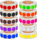 1/2 Inch Solid Round Color Coding Labels Roll, Self-Adhesive Circle Dot Sticker by LIFJOY