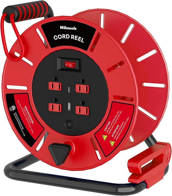 Extension Cord Storage Reel by Wilawels