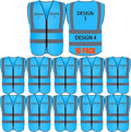 BeautyWill Custom Logo Safety Vest S, 4XL Personalized Safety Vest High by BeautyWill