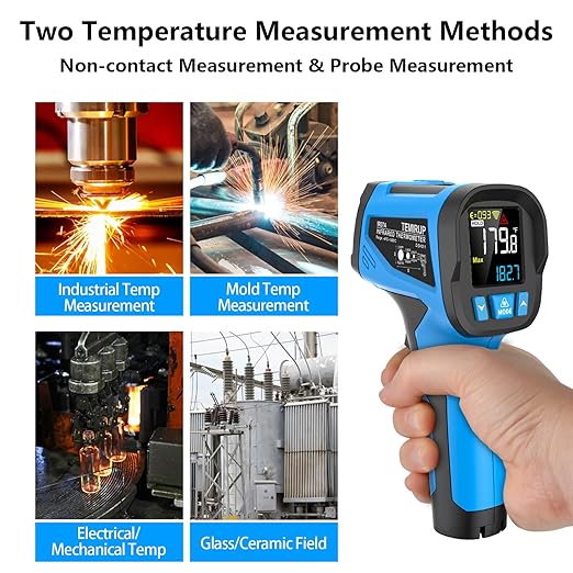 Infrared Thermometer Temperature Gun, Non-Contact High Temp Thermometer - Image 8