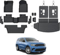 Floor Mats Set for 2016-2026 Dodge Durango, All Weather TPE Backrest Mat Trunk by JOULARISE